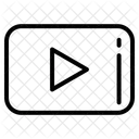 Bouton jouer  Icône