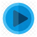 Bouton De Lecture Lecture Video Icône