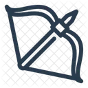 Bow And Arrow Archery Hunting Icon
