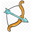 Bow And Arrow Archery Shooting Icon
