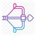 Cupid Bow Bow And Arrow Icon
