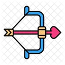 Cupid Bow Bow And Arrow Icon