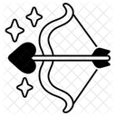 Bow Arrow Heart Love Valentine Icon
