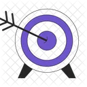 Bow arrow target  Icon