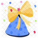 Party Hat Party Cap Bow Hat Icon