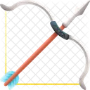 Bow Arrow Ribbon Icon