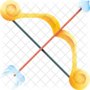 Bow Arrow Ribbon Icon