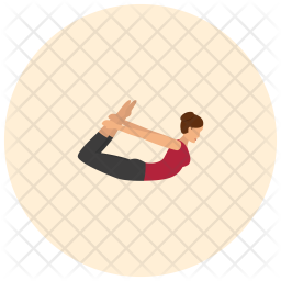 Bow pose Icon