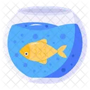 Aquarium Fish Bowl Fish Icon