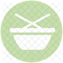 Bowl And Stick  Icon
