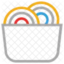 Bowl Brownies Cookie Icon