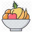 Bowl Of Fruits  Icon