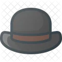Bowler Hat Gentleman Icon