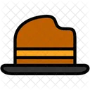 Bowler Hat Hat Rounded Icon