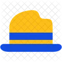 Bowler Hat Hat Rounded Icon