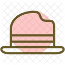 Bowler Hat Hat Rounded Icon
