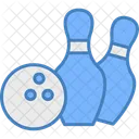 Bowling Ball Pins Icon