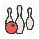 Bowling Strike Pins Icon