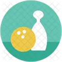 Bowling Ball Pin Icon