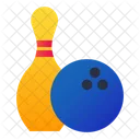 Bowling Game Skittle Icon