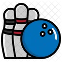 Bowling Bowling Pins Bowling Ball Icon