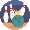 Sports Skittle Bowling Icon