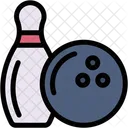 Bowling Bowling Pin Bowling Ball Icon