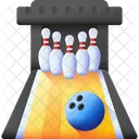 Piste de bowling-  Icône