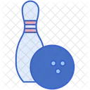 Bowling Ball And One Pin Bowling Ball One Pin Icon