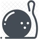 Bowling Ball Skittle Bowling Icon