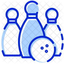 Bowling Game Icon Of Colored Outline Style Available In Svg Png Eps Ai Icon Fonts