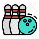 Bowling Game Fun Icon