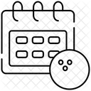 Horaire De Quilles Icône