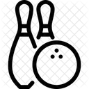 Bowlingkugeln Kegeln Symbol