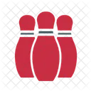 Schussel Bowling Spiel Symbol