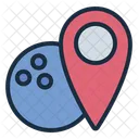 Bowling Location Pin  Icon