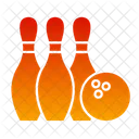 Bowling Pin Bowling Ball Bowling Game Icon