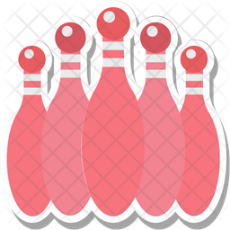 Bowling Pins Icon Of Flat Style Available In Svg Png Eps Ai Icon Fonts