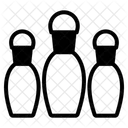 Bowling Pins Bowling Game Icon