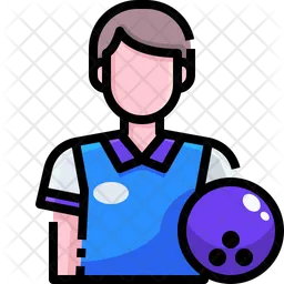 Bowling Player  Icon