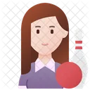 Bowling Player  Icon