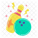 Bowling Ball Skittle Symbol