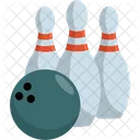 Bowling Pins Ball Icon
