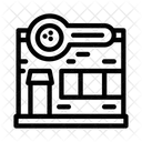 Bowling Gebaude Spiel Symbol