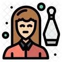 Bowlingspieler  Symbol