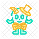 Bowtie Cute Monster Icon