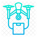 Drone Transportation Transport Package Icon