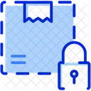 Box Logistic Security Lock Icon