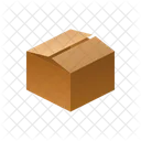 Ajar Box Isometric Box Icon