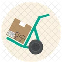 Box Cargo Cart Icon